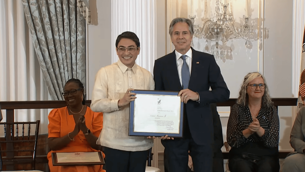 2024 TIP Report Sec Blinken and Inocencio
