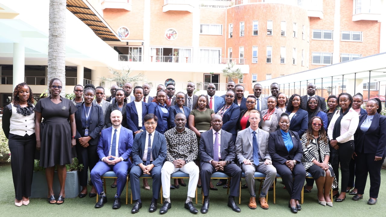 A group photo with the DPP and the trainees