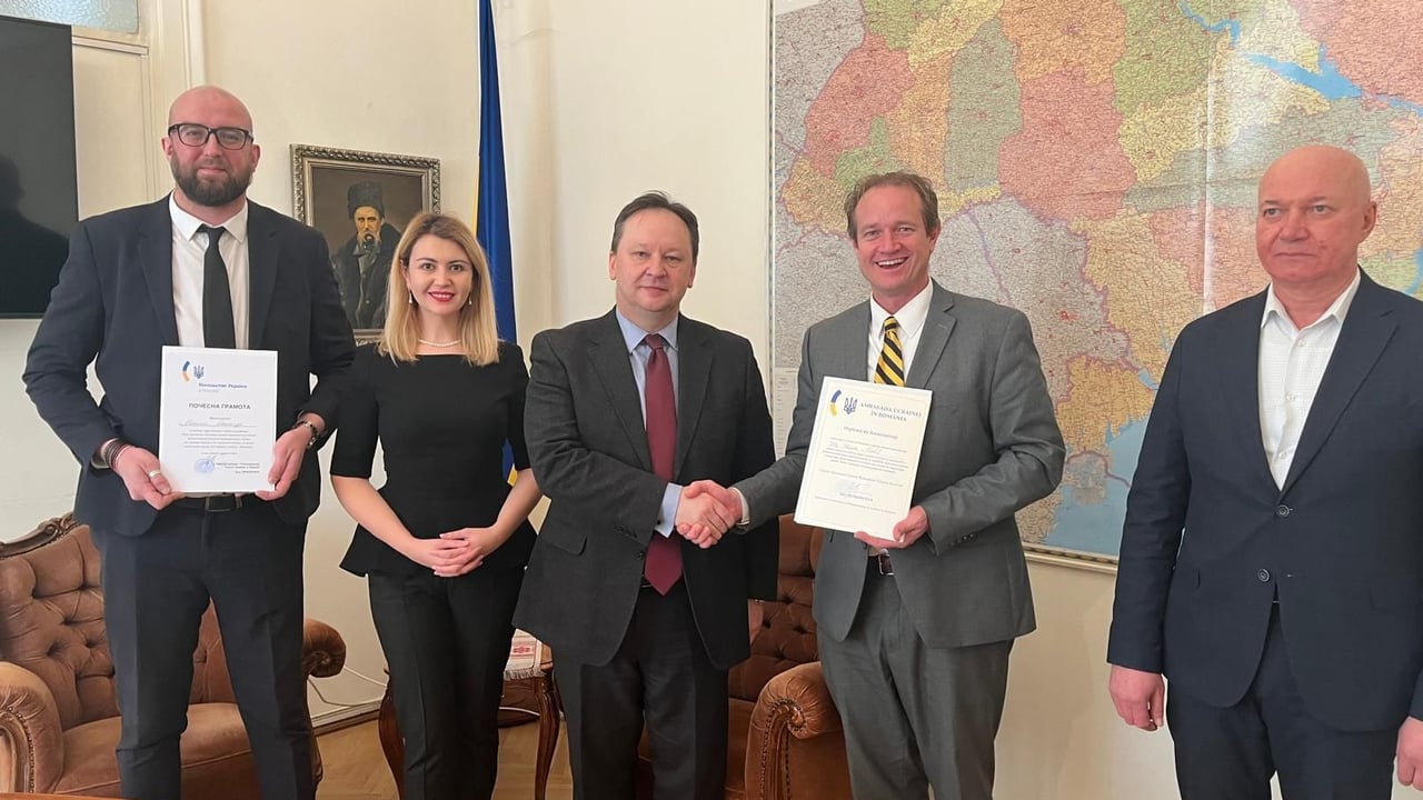 EATP Romania IJM awarded commendation by the Embassy of Ukraine in Romania 202412 RO IJM awarded commendation by the Embassy of Ukraine in Romania Approved for Full Use