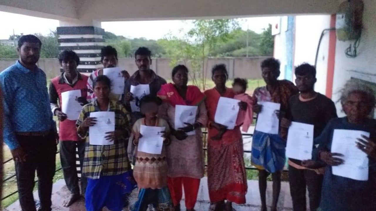 RC with Jeevana Jwala field worker Ramesh Blurred jpg 202412 AND Three Families Freed after 15 Years Approved for Full Use