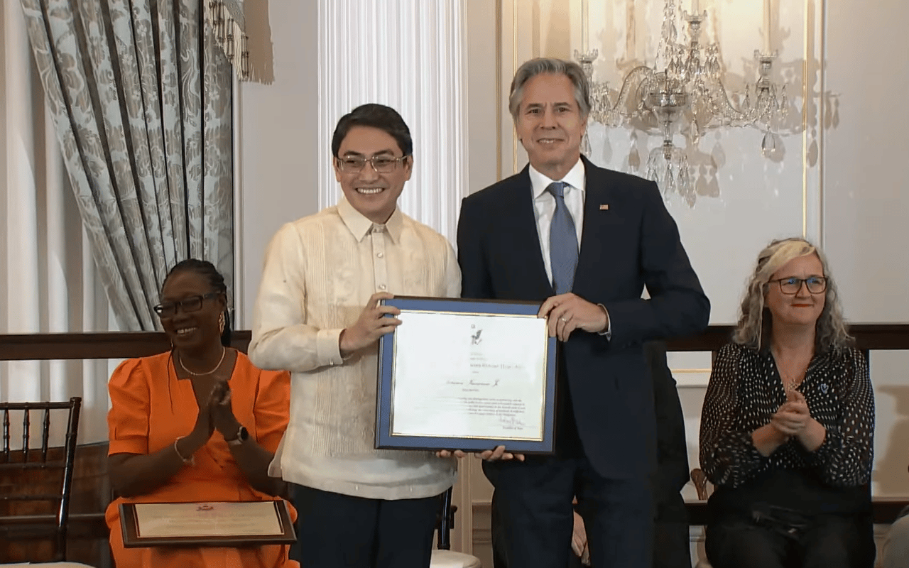 2024 TIP Report Sec Blinken and Inocencio