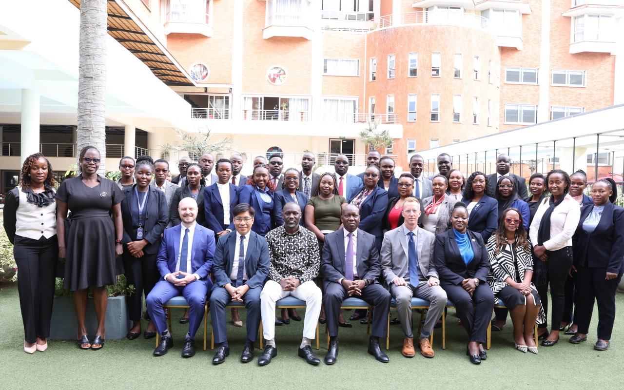 A group photo with the DPP and the trainees