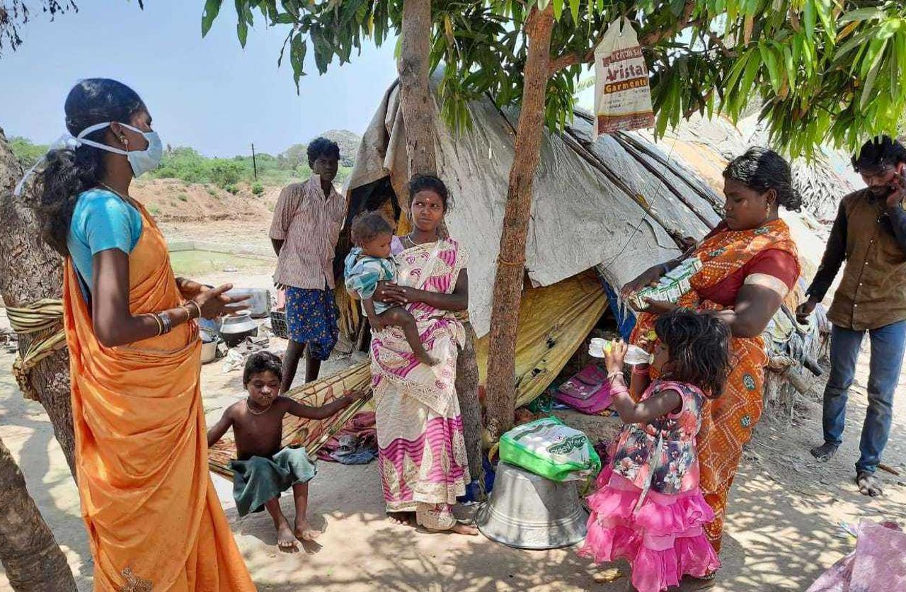 Pachaiamma raises awareness 202003 CHE IJM and RBLA COVID 19 Outreach Approved for Full Use 200407 100856