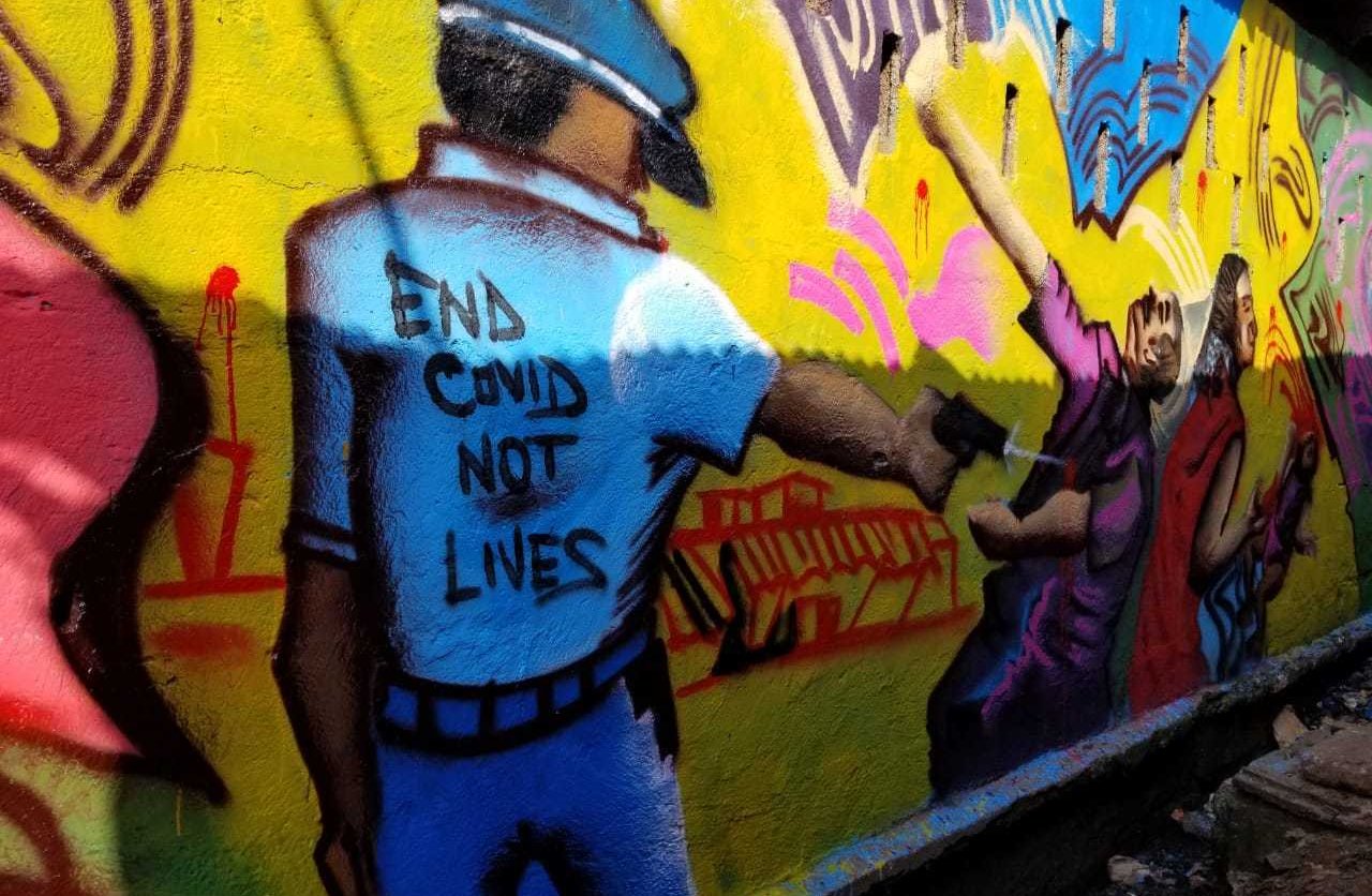 Whats App Image 2020 07 08 at 12 10 47 jpeg2020 07 NAI Mural to end police brutality 2020 07 NAI Mural to end police brutality Approved for Full Use
