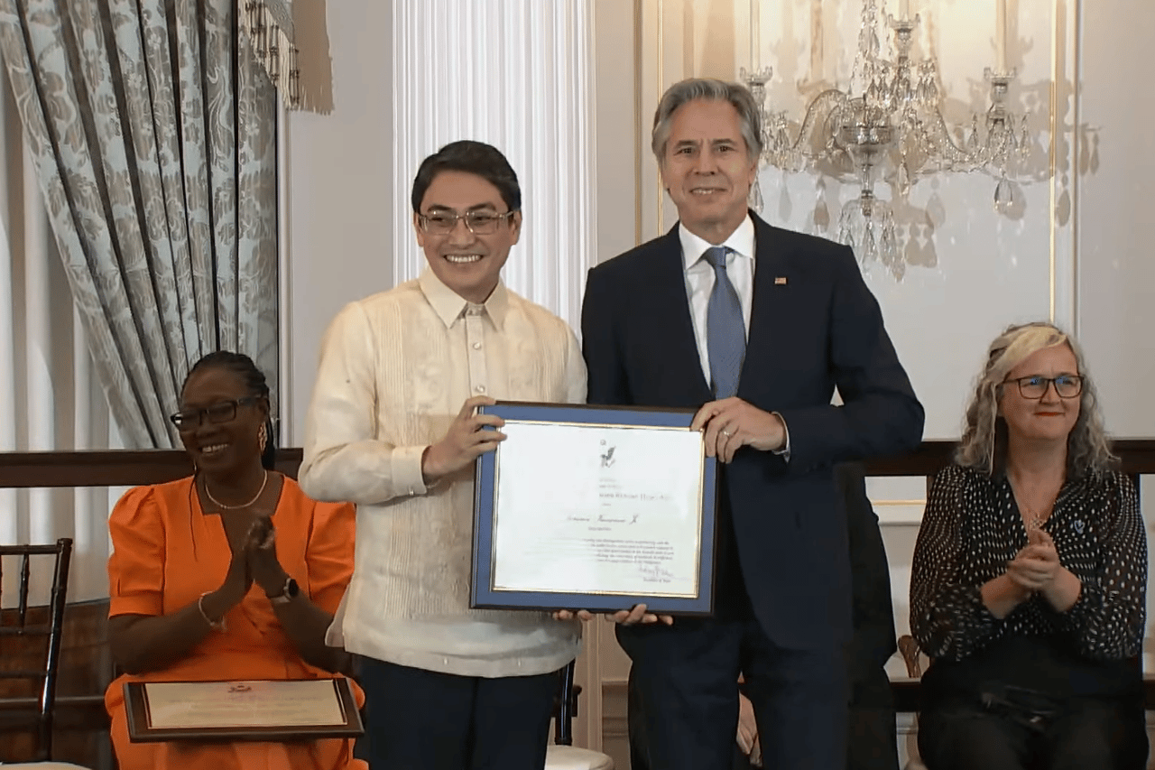 2024 TIP Report Sec Blinken and Inocencio