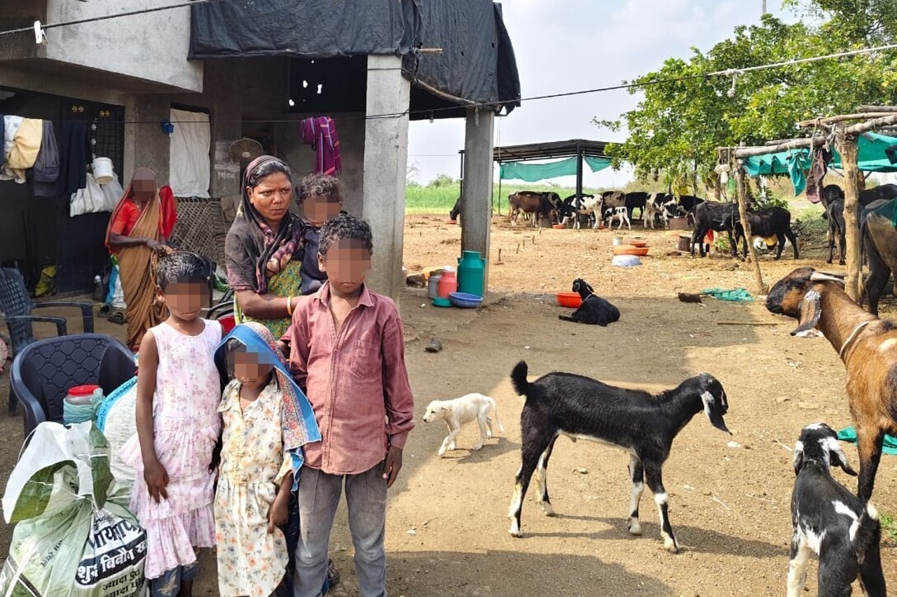 Young Mother and Four Children Freed from Forced Labour