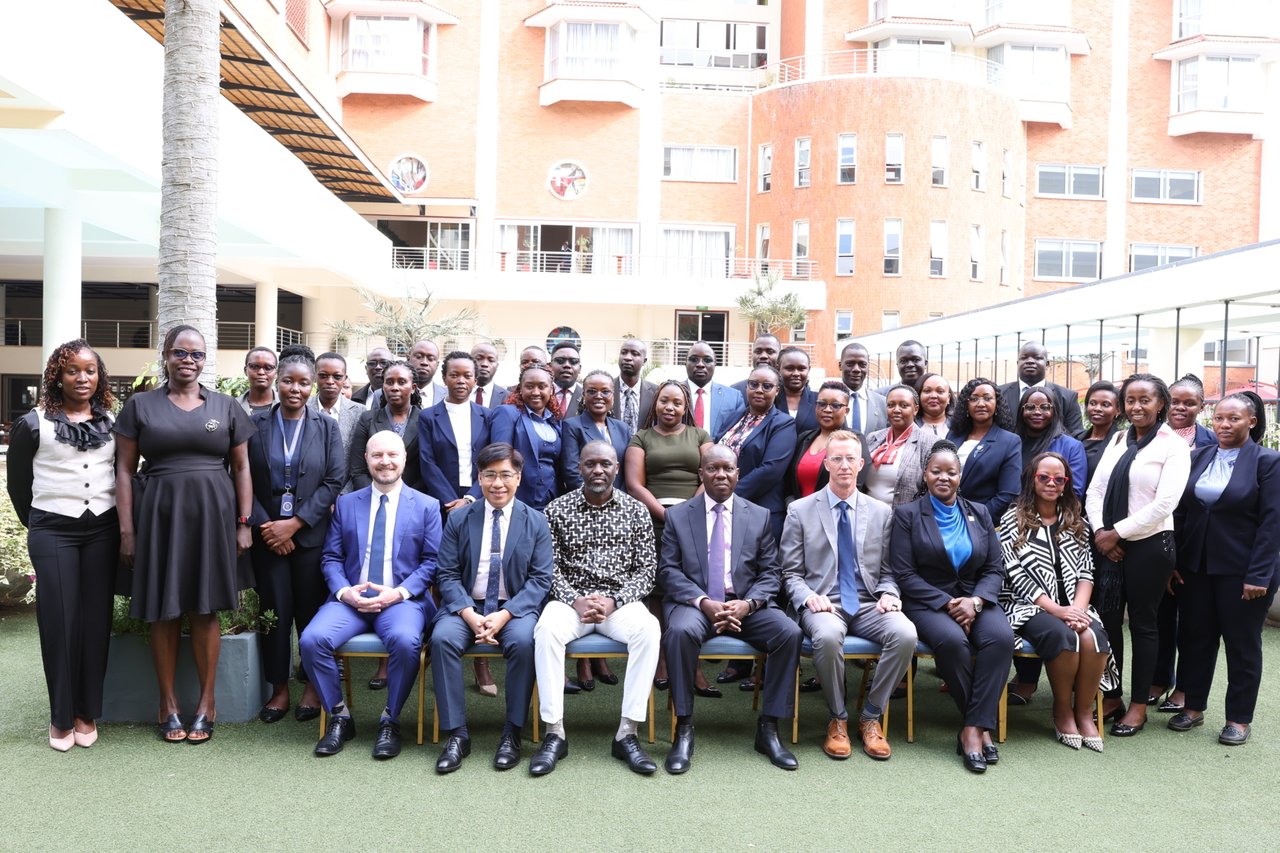 A group photo with the DPP and the trainees