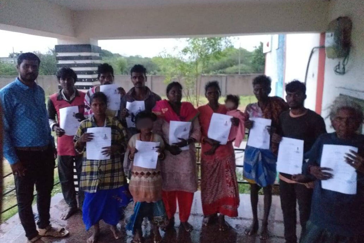 RC with Jeevana Jwala field worker Ramesh Blurred jpg 202412 AND Three Families Freed after 15 Years Approved for Full Use