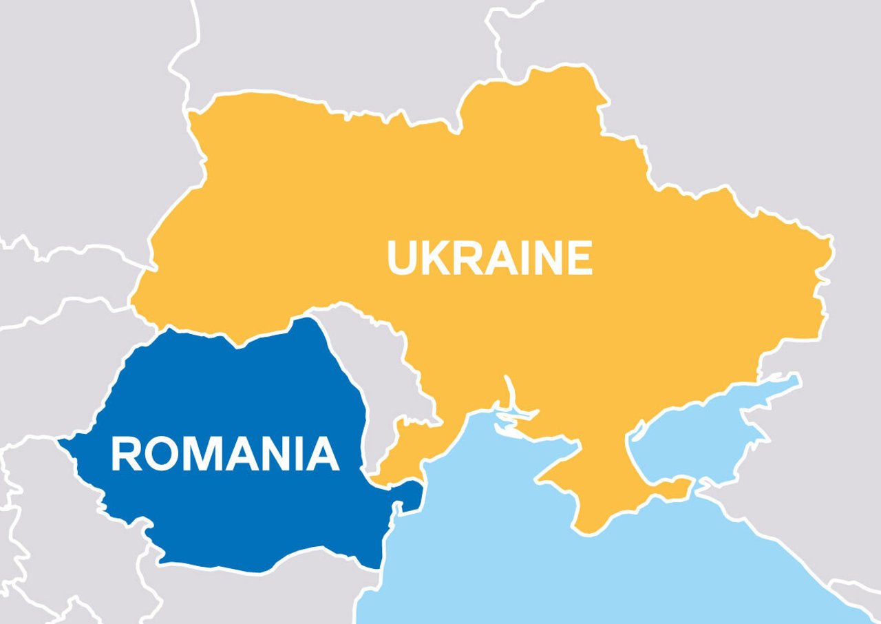 Ukraine Romania Map2