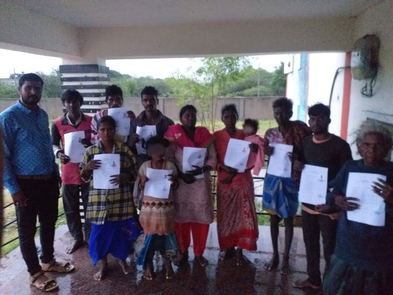 RC with Jeevana Jwala field worker Ramesh Blurred jpg 202412 AND Three Families Freed after 15 Years Approved for Full Use