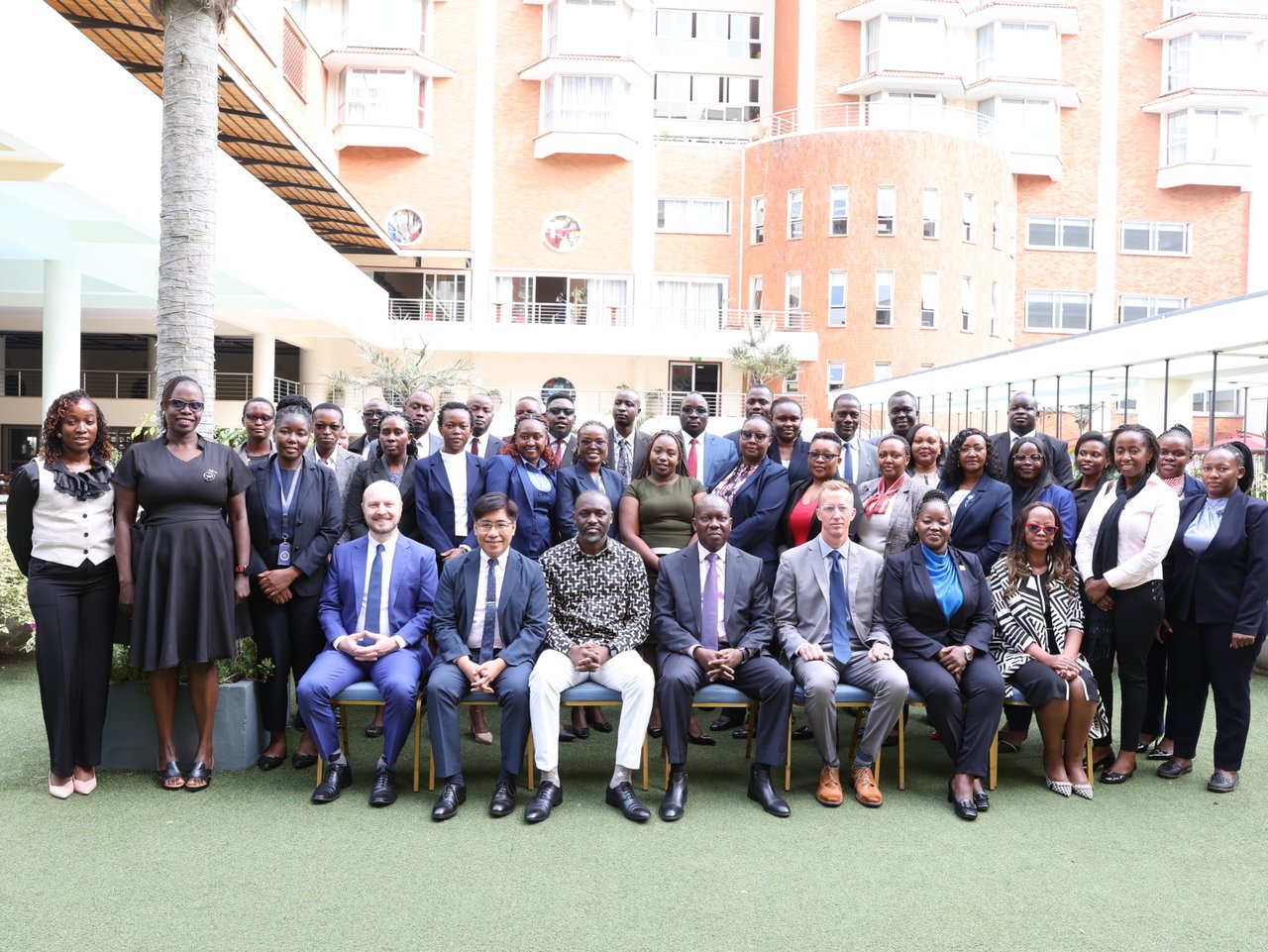 A group photo with the DPP and the trainees
